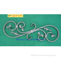 decorative wrought iron scroll components for balcony railing